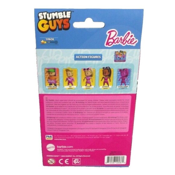 Stumble Guys BROOKLYN Barbie 4.5" action figure Limited Edition SCOPELY 2024 NEW - Picture 3 of 3